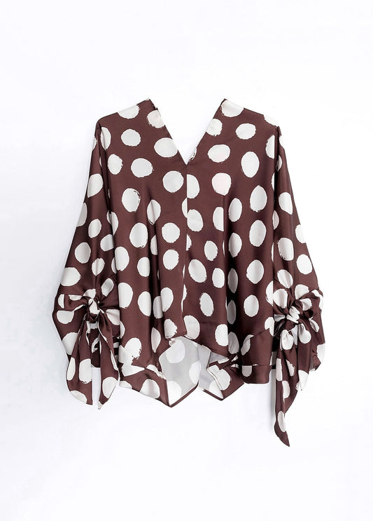 CHEMISIER FLUIDE À NŒUDS femmebranchée