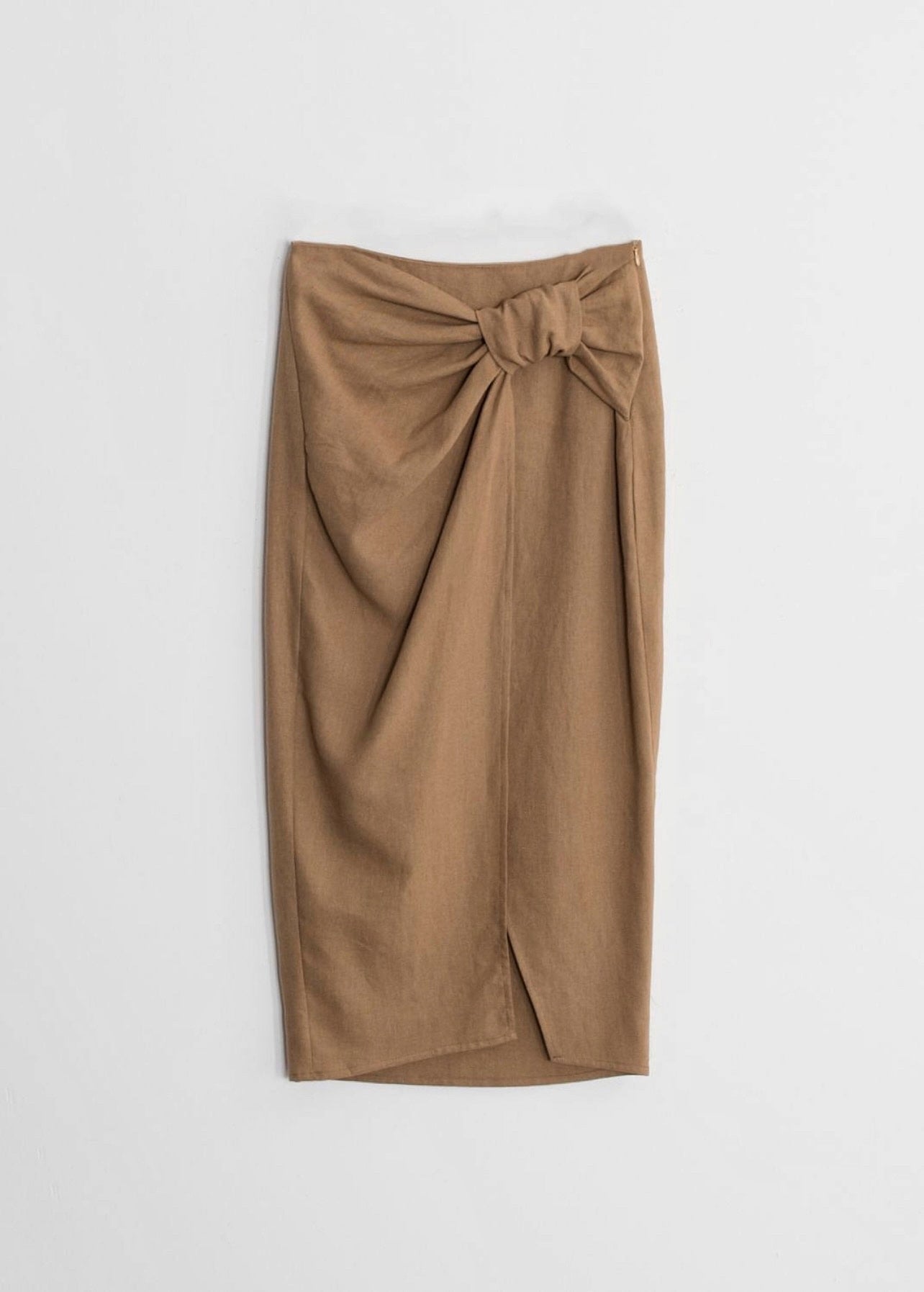 jupe en lin beige femmebranchee