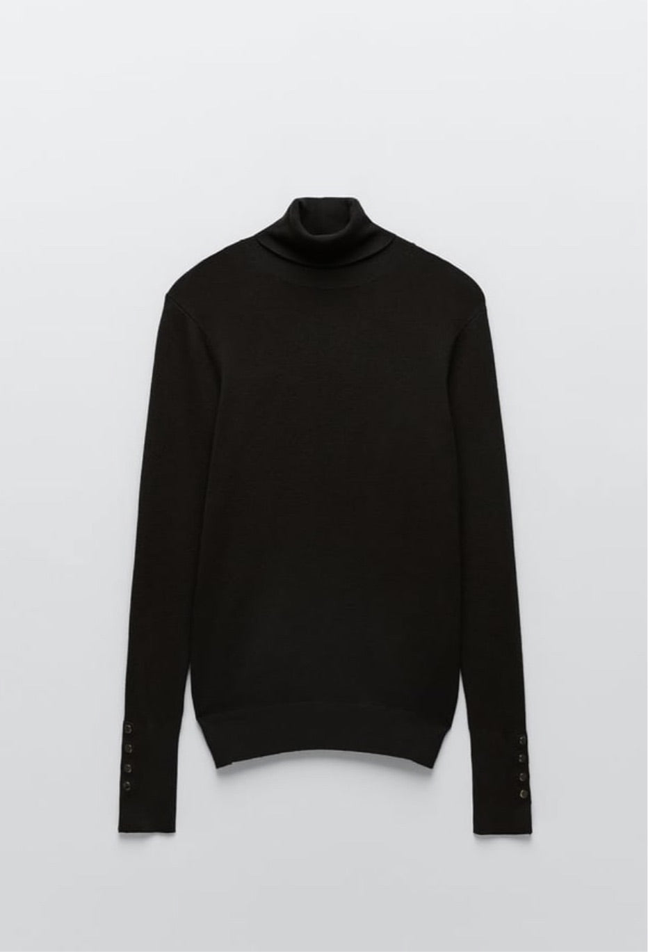 PULL BASIQUE EN MAILLE À COL MONTANT FEMMEBRANCHEE