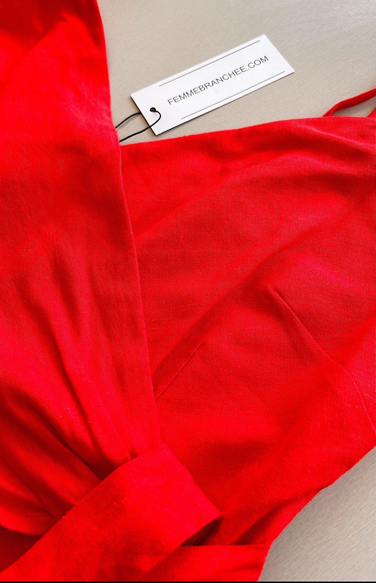 Robe-en-lin-femmebranchee