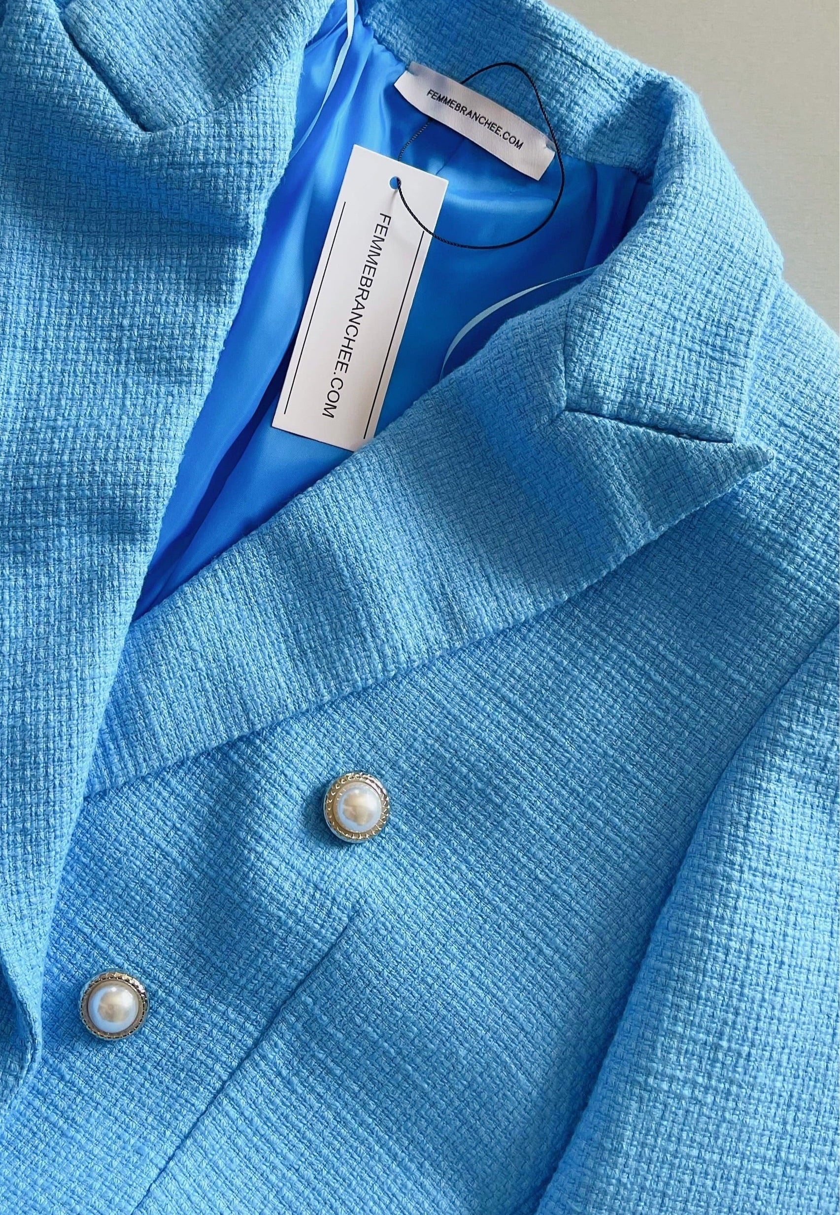 Blazer tweed femmebranchee