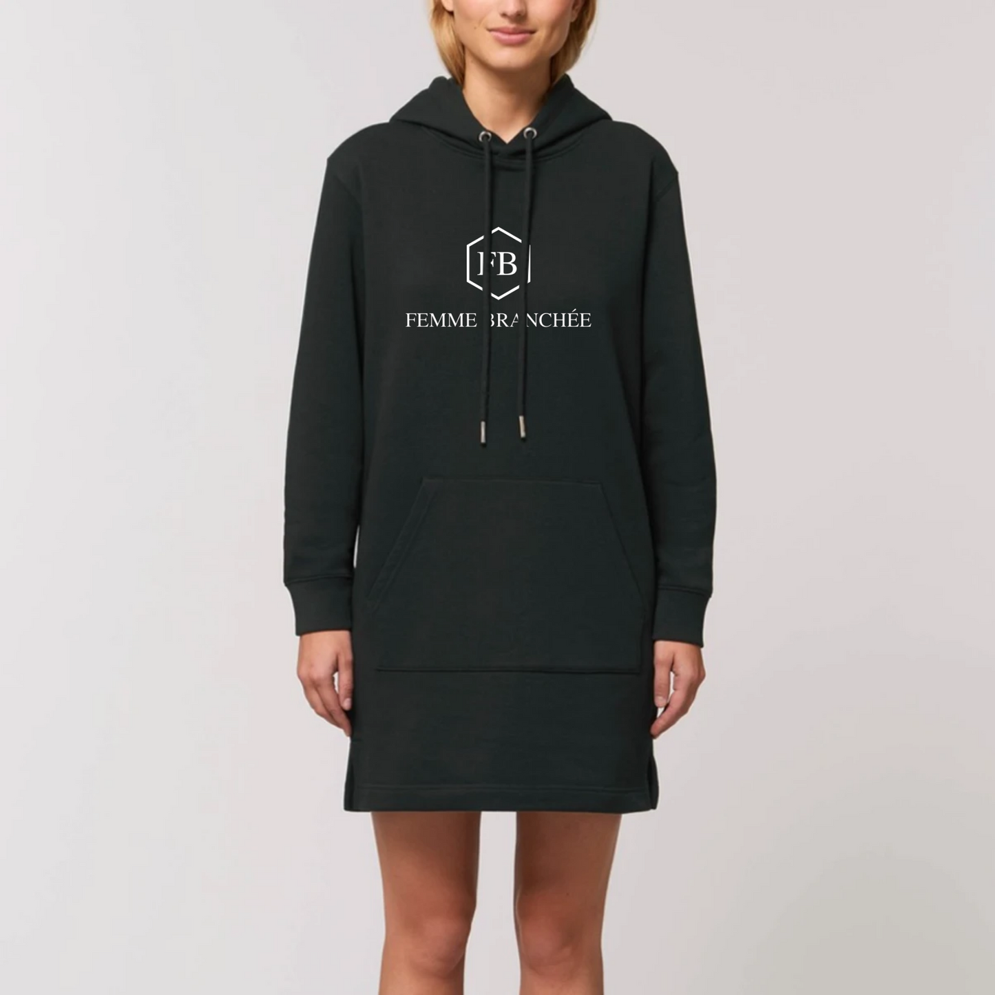 FEMME BRANCHÉE Robe Sweat à capuche