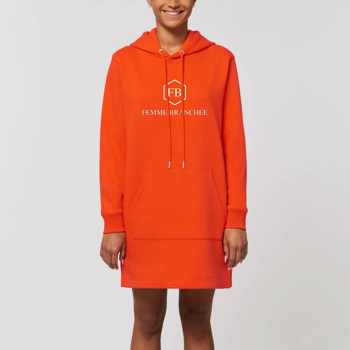 FEMME BRANCHÉE Robe Sweat à capuche