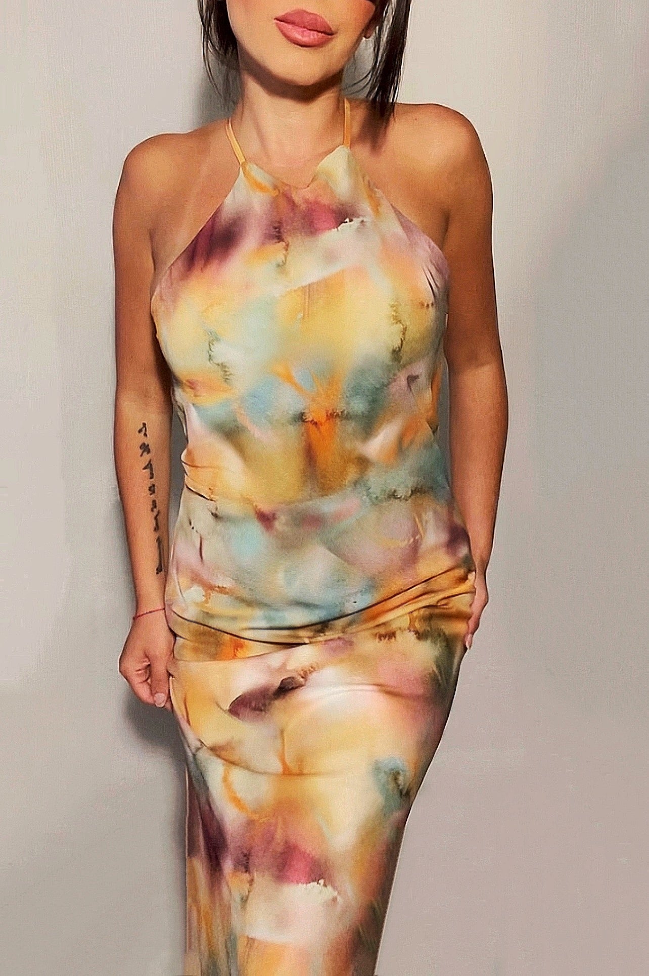 ROBE À ENCOLURE AMÉRICAIN