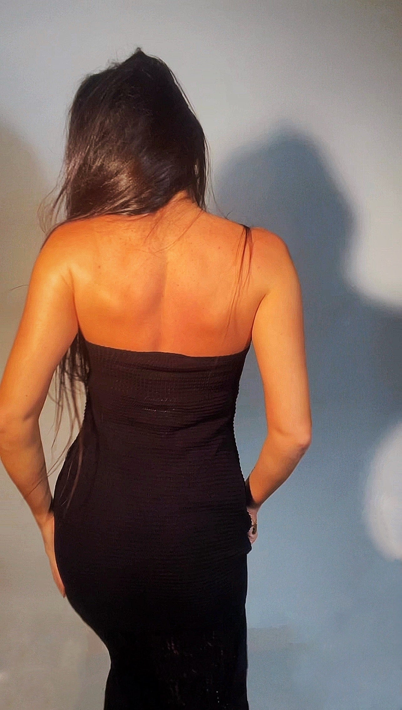 ROBE BUSTIER NOIR