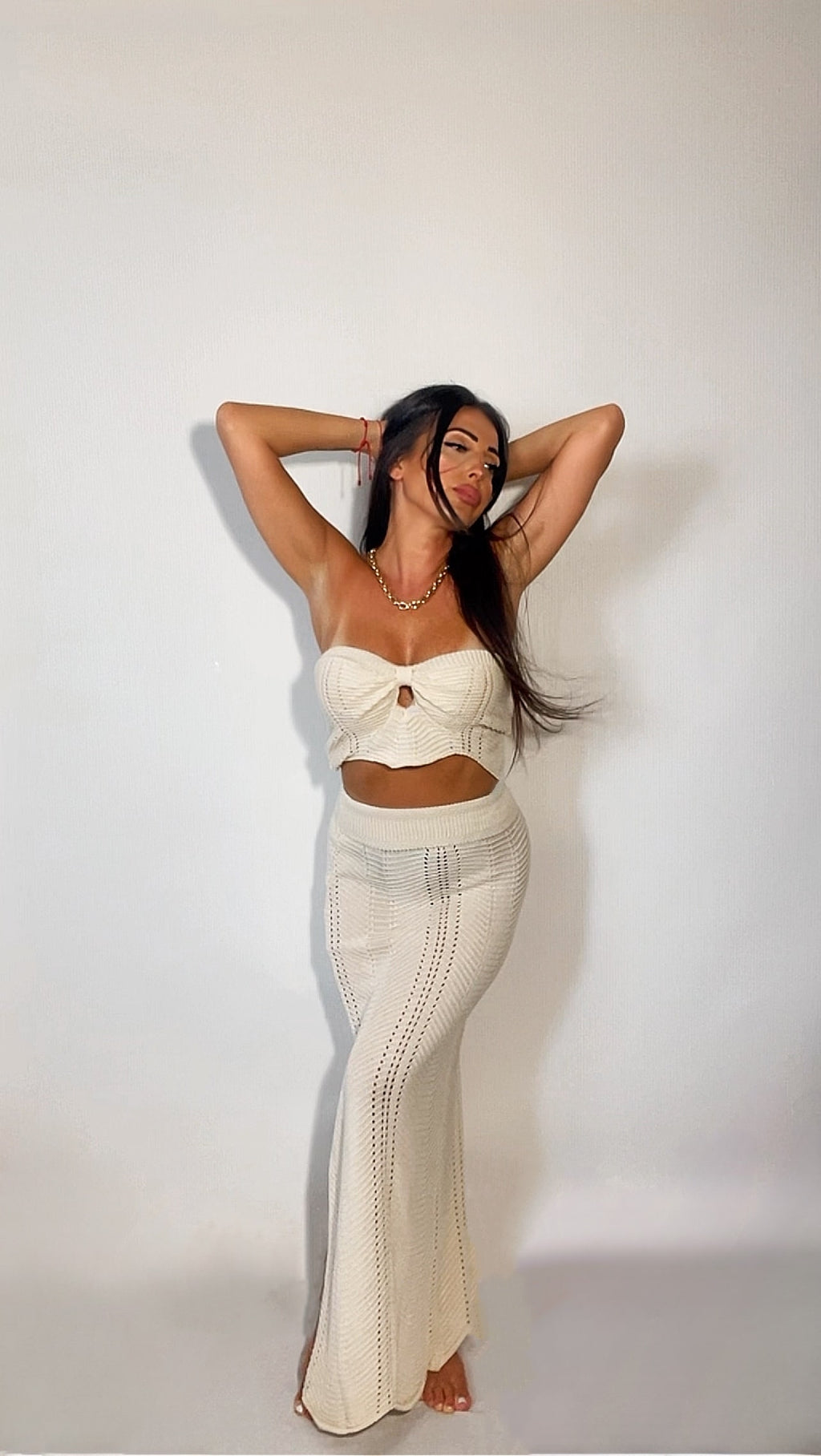 ENSEMBLE JUPE ET CROP TOP ▫️▪️