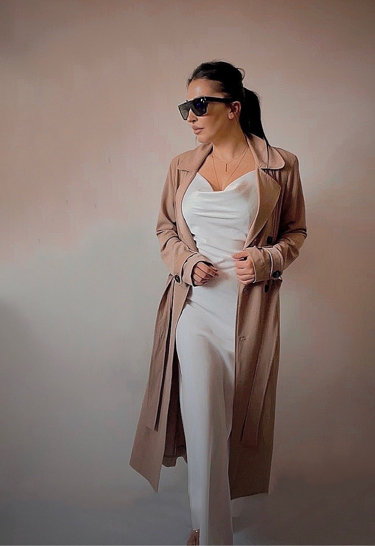 Trench coat fluide discount femme