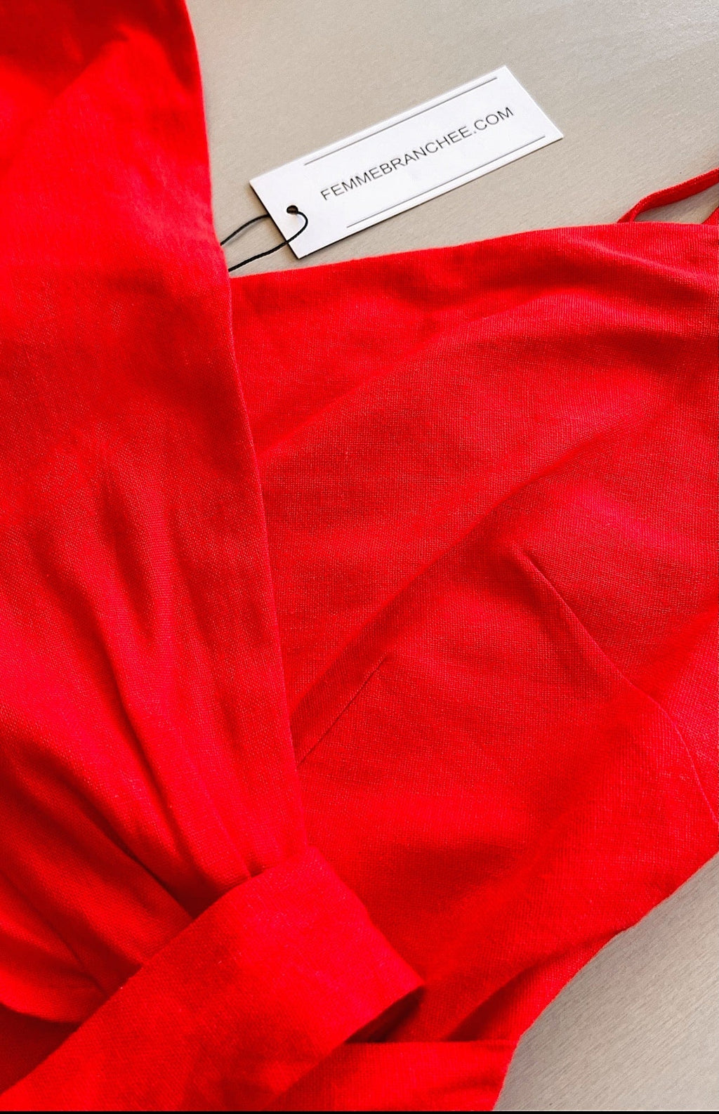 Robe-en-lin-femmebranchee