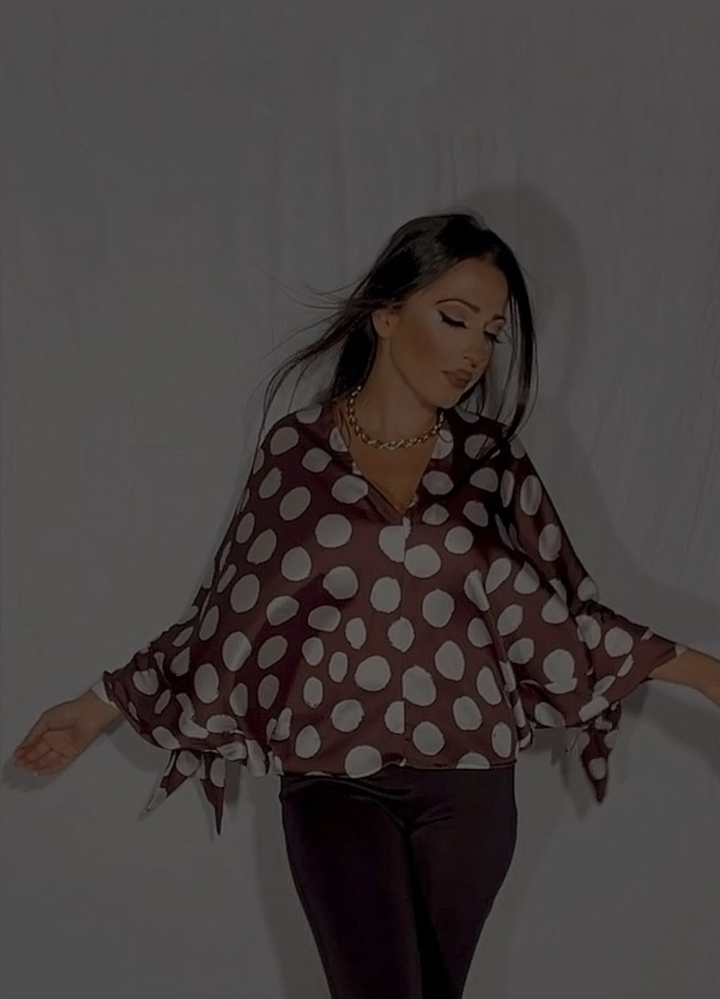 CHEMISIER FLUIDE À NŒUDS femmebranchée