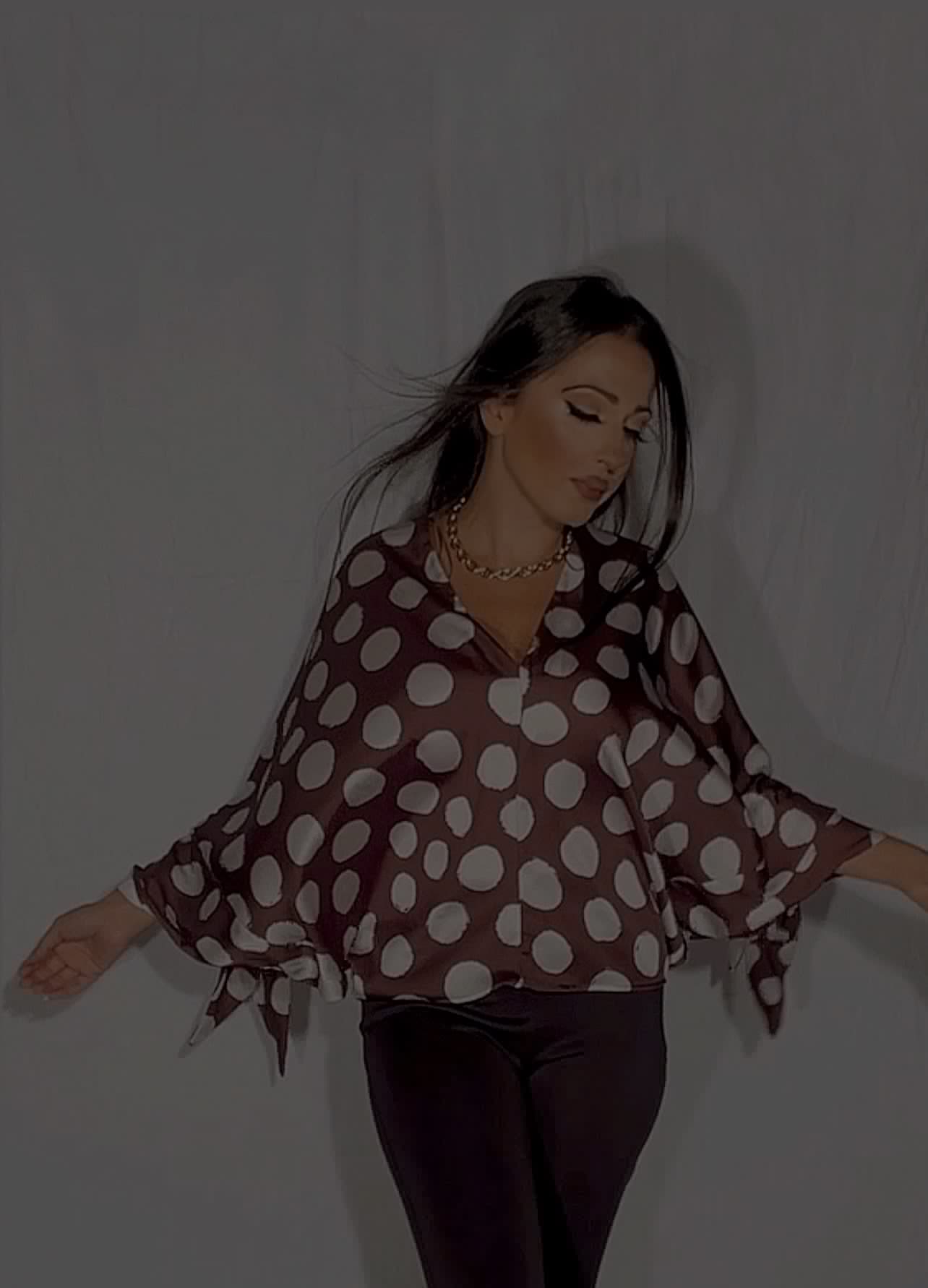 CHEMISIER FLUIDE À NŒUDS femmebranchée