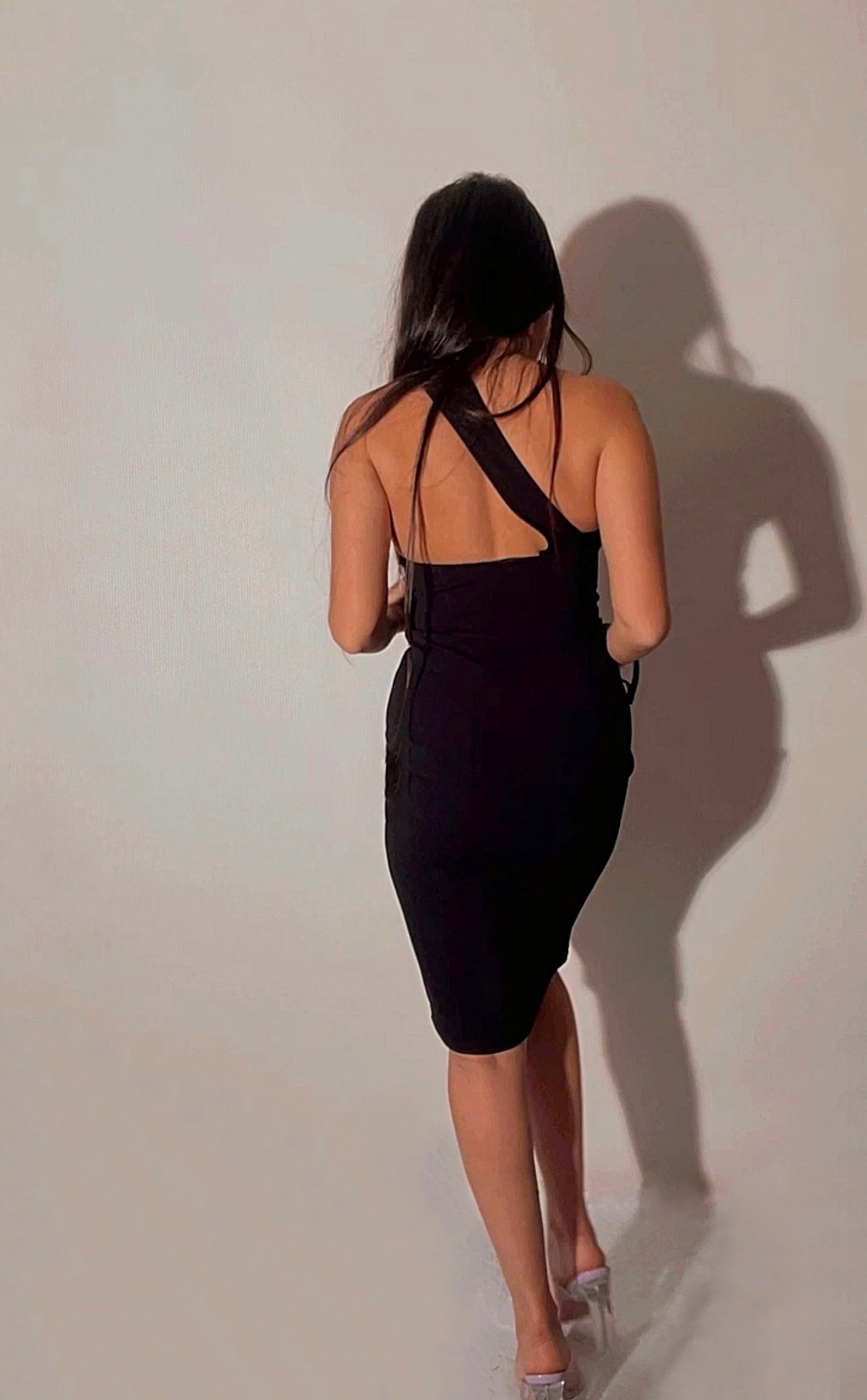 Robe asymétrique femme hot sale